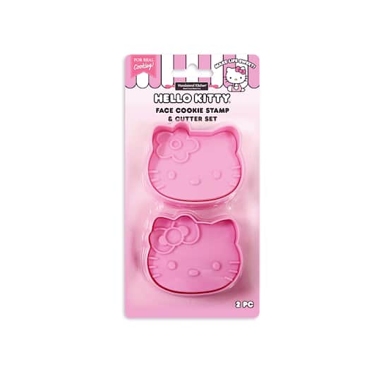 Handstand Kitchen® Hello Kitty® Face Cookie Stamp & Cutter Set